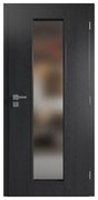 Solodoor Interiérové dvere Etta 7, 70 P, 750 × 1985 mm, fólia, pravé, dub Boston, presklené
