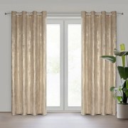 ZATEMŇOVACÍ ZÁVES NA KRÚŽKOCH RENIA 140X250 CM VZOROVANÁ