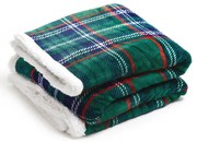 Deka MANTA kockovaná, zelená 864761