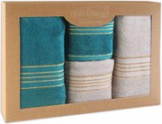 BAVLNENÉ UTERÁKY TIWANO SADA 2 KS 50X90 CM, 2 KS 70X140 CM VIACFAREBNÁ