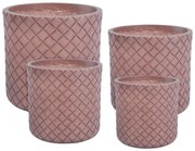 Kvetináč LT14743-4S 24x24x24 hrdza P264