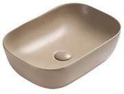Mexen Rita, umývadlo na dosku 45 x 32 cm, cappuccino matná, 21084564