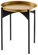 Odkládací stolek Shb-002-A černý/zlatý