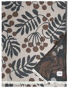 Merino deka Pihapuu 135x180, béžovo-hnedo-čierna