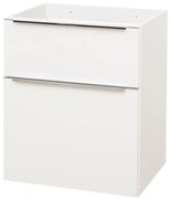 Mereo Mereo, Mailo, kúpeľňová skrinka 61 cm, chrómové madlo, MER-CN510S