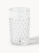 Ručne fúkané poháre na vodu Hobnail, 6 ks