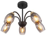 Globo 60297-5D - Luster na tyči GERLY 5xE14/25W/230V