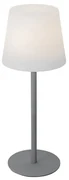Stolná lampa sivá nabíjateľná vrátane LED a stmievača IP54 - Jude