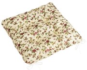 Bellatex Sedák Adéla prešívaný Ružička, 40 x 40 cm