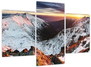 Obraz - Zimná horská panoráma (90x60 cm)