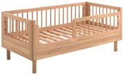 Postieľka z dubového dreva v prírodnej farbe 70x140 cm Forrest - Vipack