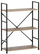 Regál GD-223 OAK Stor, 3 police, 58,5 x 23,5 x 80,5 cm, 3 poschodia