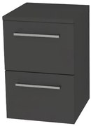 Mereo Bino, kúpeľňová skrinka spodná 50 cm, Multidecor, Šedá diamant, MER-CN694SEDD