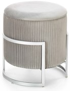 Taburetka s úložným priestorom Cricket - svetlosivá