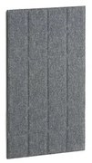 Akustický nástenný panel SPLIT, 400x600 mm, tmavošedý