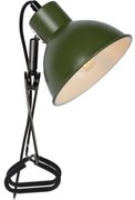 Lucide 45987/01/33 - Lampa s klipom MOYS 1xE27/40W/230V zelená LC3757