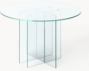 Okrúhly sklenený jedálenský stôl Anouk, rôzne veľkosti