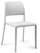 RIVA BISTROT záhradná stolička bez podrúčok bianco