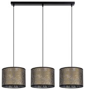 Luster na lanku REZO 3xE27/60W/230V zlatá
