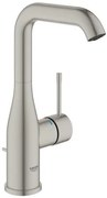 Grohe Essence New vysoká umývadlová batéria s otočným ramienkom supersteel 32628dc1 G32628DC1