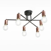 Luster na tyči SOLIDO 6xE27/60W/230V