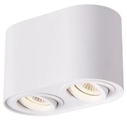 Zuma Line ACGU10-190-N - Bodové svietidlo RONDOO 2xGU10/50W/230V biela