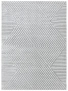 Koberec BALANCE 1503 geometrický / glamour, sivý