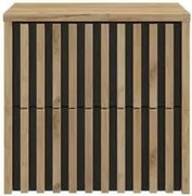Kúpeľňová skrinka s krycou doskou SAT Delano 60x56x45 cm dub mat DELANO60ZDCDE