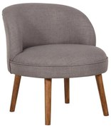 Detské kreslo KUNI sivé