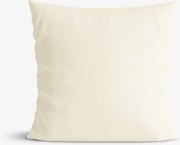 Goldea dekoračná obliečka na vankúš malaga - smotanová 40 x 40 cm