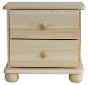 ComfortMatrace Nočný stolík z masívu LEON Barva: prirodzená farba