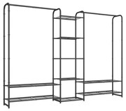 Otvorená šatníková skriňa LGR463B01