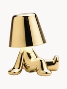 Prenosná malá stolová LED lampa Golden Brothers Bob, stmievateľná