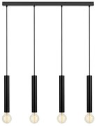 Markslöjd 108264 - Luster na lanku SENCILLO 4xE27/40W/230V čierna