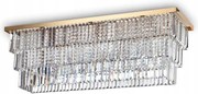 Stropné svietido Ideal Lux Martinez PL8 oro 213569 E14 8x40W 103cm zlaté