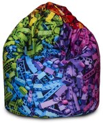 Sedací vak INTERMEDIC Mega Sako Modern Farba: DG49/NC14 - Lego