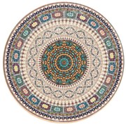 TZ Okrúhly vzorovaný koberec Oriental Rozmer: 90 cm