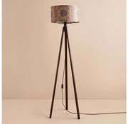 Stojacia lampa AYD 1xE27/40W/230V hnedá/pestrofarebná