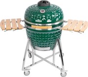 Gril Kamado Egg 26" s kolieskami, priemer roštu 57,4 cm, zelený