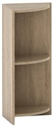 Rohová knižnica TEMPO ASISTENT 014, dub sonoma