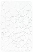 VOPI Kúpeľňová predložka s pamäťovou penou Kamene biela, 50 x 80 cm