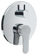 Mereo Mereo, Sprchová podomietková batéria s prepínačom, Zuna, Mbox, kryt, chróm, MER-CB60106ZA
