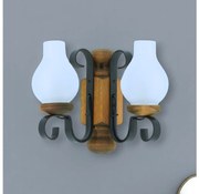 Brilagi - Nástenné svietidlo RUSTIC 2xE14/40W/230V buk