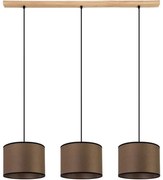 Spot-Light 1037400811551 - Závesný luster BENITA 3xE27/40W/230V, povrch dub