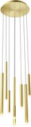 Redo 01-2050 - LED Luster na lanku MADISON 8xLED/4W/230V zlatá
