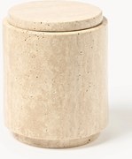 Travertínová úložná dóza Susan, V 14 cm