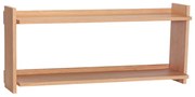 Poschodová polica v dekore duba v prírodnej farbe 100 cm Forma – Hübsch