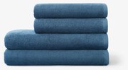 Goldea bavlnený froté uterák / osuška soft bez bordúry – petrolejový 50 x 100 cm