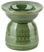 Keramická aroma lampa LILI 7,5 cm zelená