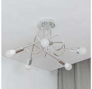 Prisadený luster OXFORD 5xE27/15W/230V lesklý chróm